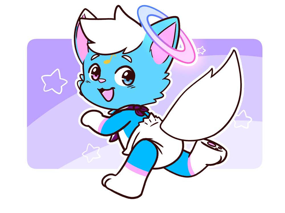 Run YCH (Blank) (C) by PinkItsuu