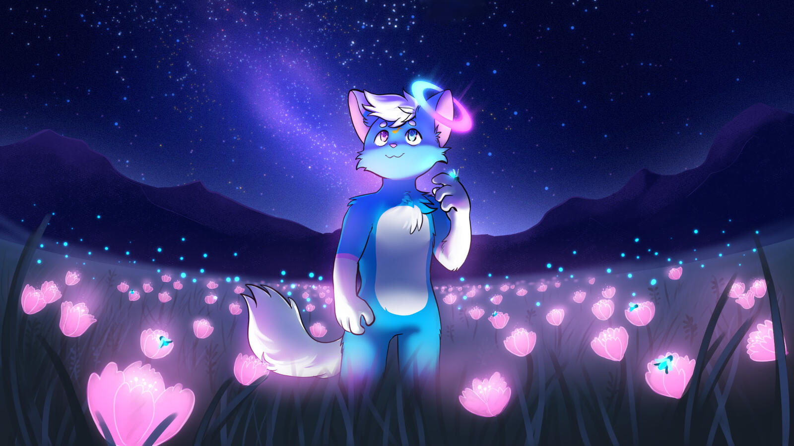 Flowering Night (C) by CosmoCalico (A)