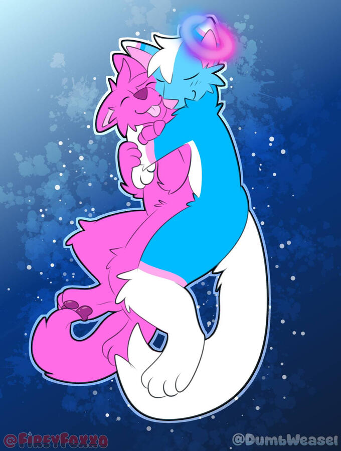Snuggle YCH (Big) (C) by FireyFoxxo