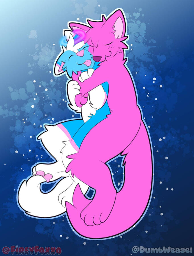 Snuggle YCH (Smol) (C) by FireyFoxxo